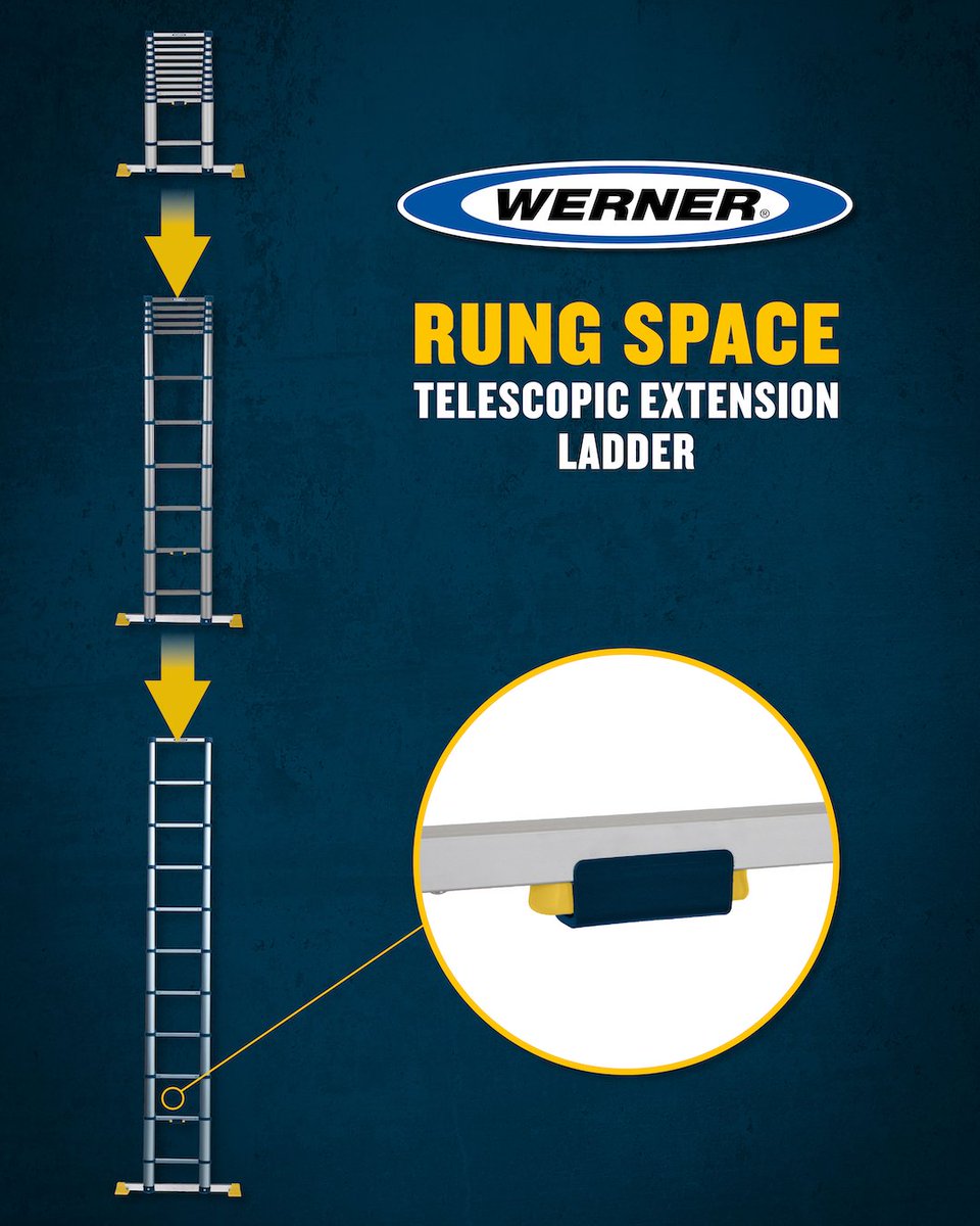 Are you a professional on the go? The #Werner Rung Space Extension Ladder is built for professionals who need to move between different locations. Compact when folded, easy to store, and simple to carry, this is the ideal solution for the jobsite. wernerco.com/uk/extension-l…