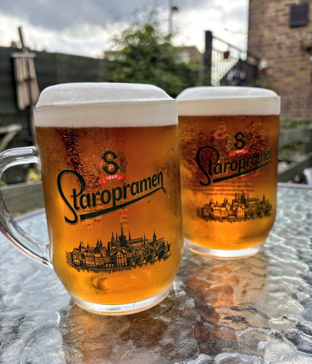 A couple of Staropramen’s 🍻