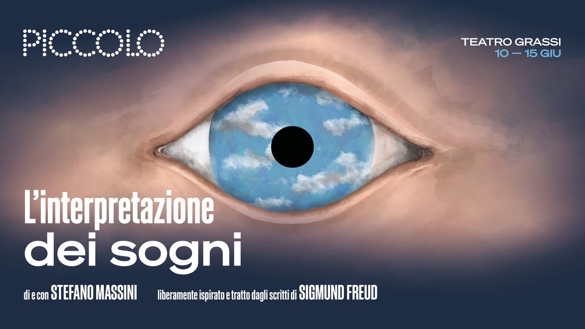 Piccolo Teatro (@piccolo_teatro) on Twitter photo Dopo il successo della scorsa stagione, <a href="/stefanomassini/">Stefano Massini</a> torna a mettersi in gioco in prima persona, per condividere gli oltre dieci anni di lavoro dedicati a #SigmundFreud.
"L’interpretazione dei sogni"
Da questa sera al 15 giugno | Teatro Grassi ➝ bit.ly/l_interpretazi… Dopo il successo della scorsa stagione, <a href="/stefanomassini/">Stefano Massini</a> torna a mettersi in gioco in prima persona, per condividere gli oltre dieci anni di lavoro dedicati a #SigmundFreud.
"L’interpretazione dei sogni"
Da questa sera al 15 giugno | Teatro Grassi ➝ bit.ly/l_interpretazi…