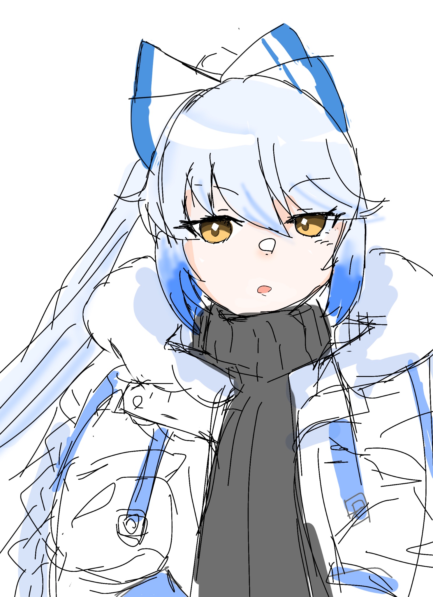 油彩画 帽子をかぶったキャラクター 油彩画 帽子をかぶったキャラクター