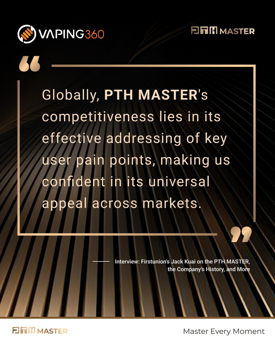 GLOBAL MEDIA SPEAKS: THE "WAITLESS" ERA IS HERE.

When Reuters, Vaping360, and Tobacco Journal International all agree on one thing — you know it’s seismic. PTH MASTER’s puff-to-heat breakthrough isn’t just praised. It’s declared the NEW INDUSTRY STANDARD.

#vape#pthmaster