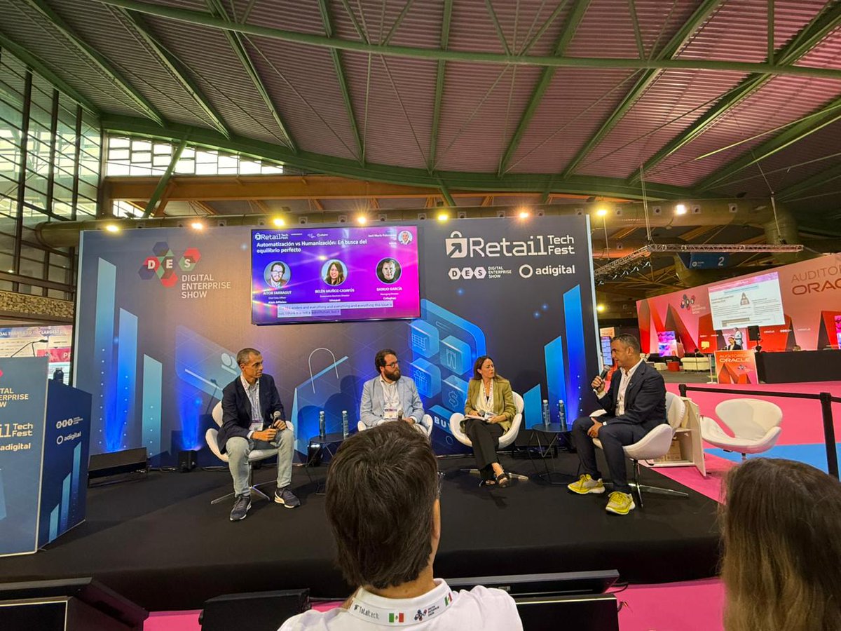midiariaCom's tweet photo. Automatização vs. humanização na era da IA: a busca pelo equilíbrio perfeito no varejo https://t.co/WMQAXumJc5 no @DES_show  #automatização #ArtificialInteligence #Retail https://t.co/a5gpYrLffu