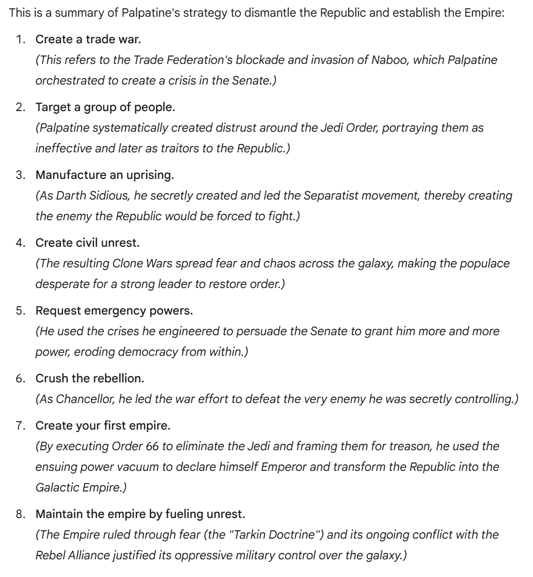 Just a Star Wars story: