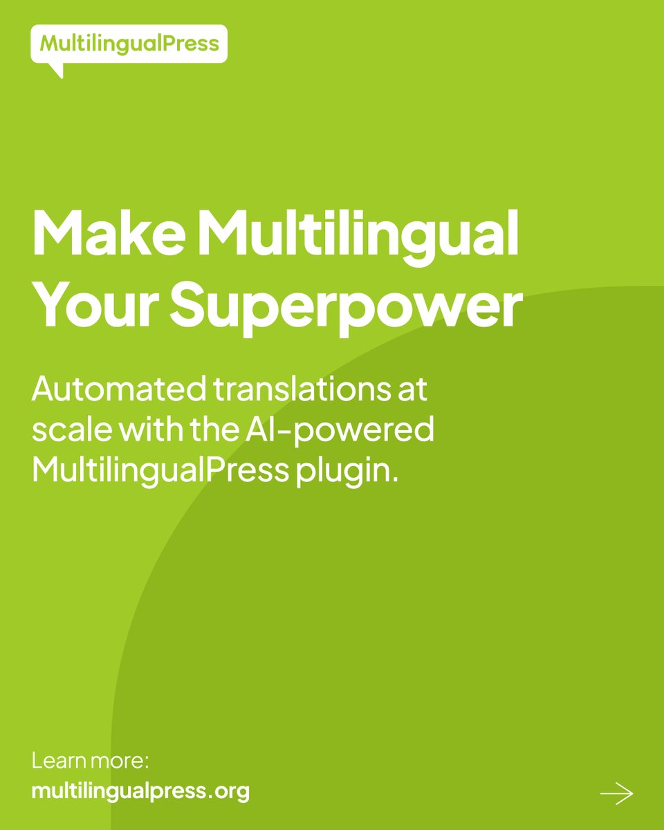 syde_gmbh's tweet image. Managing multilingual WordPress sites shouldn’t feel like a hack. Whether you&apos;re managing 5 sites or 50, MultilingualPress helps you scale global content—without breaking structure, SEO, or your sanity.

Explore what’s new: multilingualpress.org