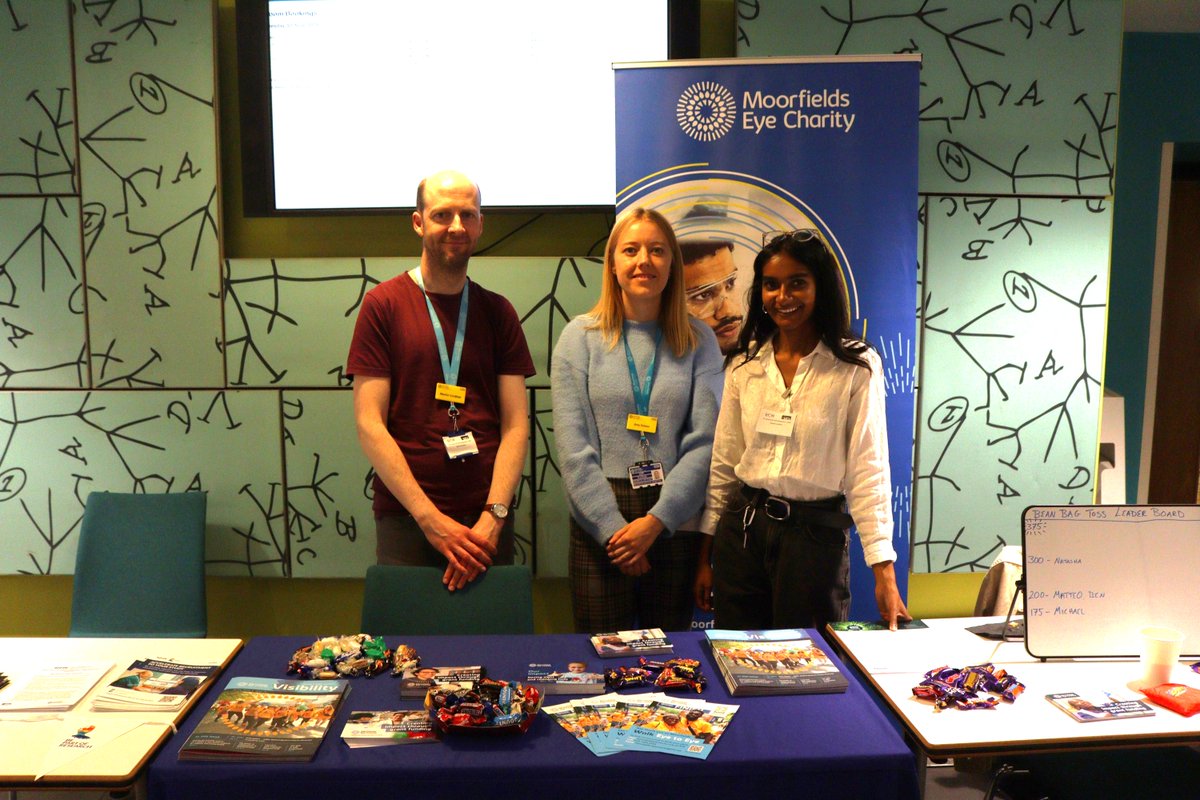 Moorfields Eye Charity (@eyecharity) on Twitter photo We're all set for the 8th <a href="/UCLEye/">UCL Institute of Ophthalmology</a> Early Career Researcher Symposium 2025 Together with <a href="/MoorfieldsBRC/">NIHR Moorfields BRC</a>, Moorfields Eye Charity is proud to sponsor the prizes to recognise the hard work and excellent research undertaken by early career researchers.
If you see us, drop by! We're all set for the 8th <a href="/UCLEye/">UCL Institute of Ophthalmology</a> Early Career Researcher Symposium 2025 Together with <a href="/MoorfieldsBRC/">NIHR Moorfields BRC</a>, Moorfields Eye Charity is proud to sponsor the prizes to recognise the hard work and excellent research undertaken by early career researchers.
If you see us, drop by!