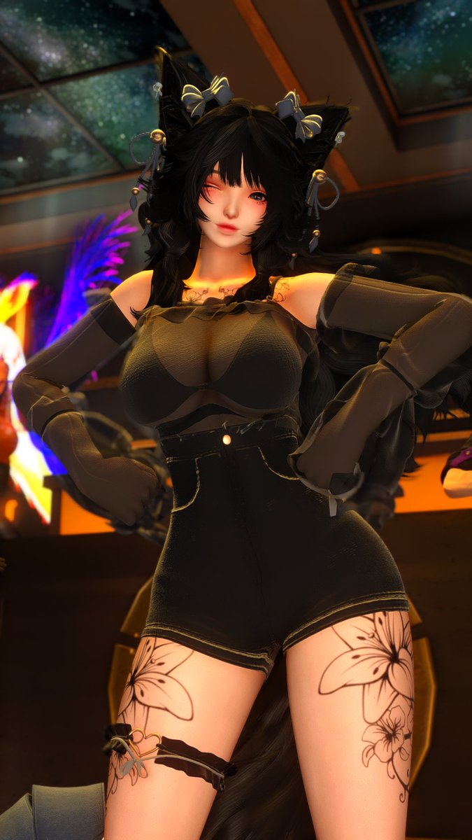 Forgot to share the picture, thank to the talented gposer that took meow in her cutest dance pose~

 #ScordiaXIV