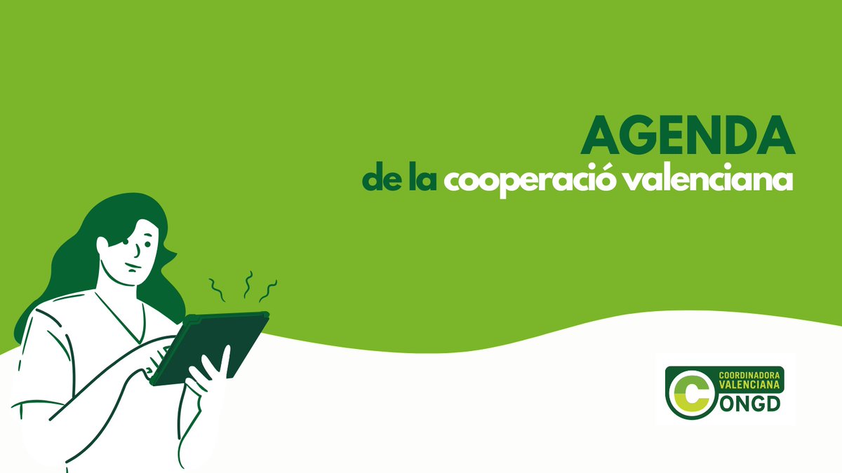 Vols conèixer quines activitats organitzen aquesta setmana les entitats valencianes? 🙋‍♀️

👀Dona-li una ullada a la nostra agenda: cvongd.org/va/agenda/

La #cooperació i #solidaritat valencianes són imparables! 💪