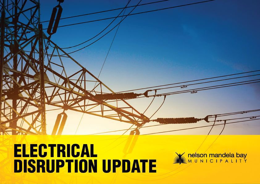 POWER OUTAGE – FITCHES CORNER/ WITTERKLIP AND VAN STADENS WOODRIDGE
Tuesday, 10 June 2025

The Nelson Mandela Bay Municipality wishes to inform residents and businesses that we are aware of a power outage currently affecting Fitches Corner/ Witteklip.

facebook.com/share/p/18qVLV…