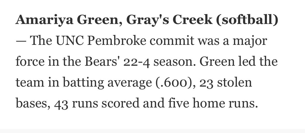 Thanks <a href="/fayobserver/">The Fayetteville Observer</a> for the nod🙏