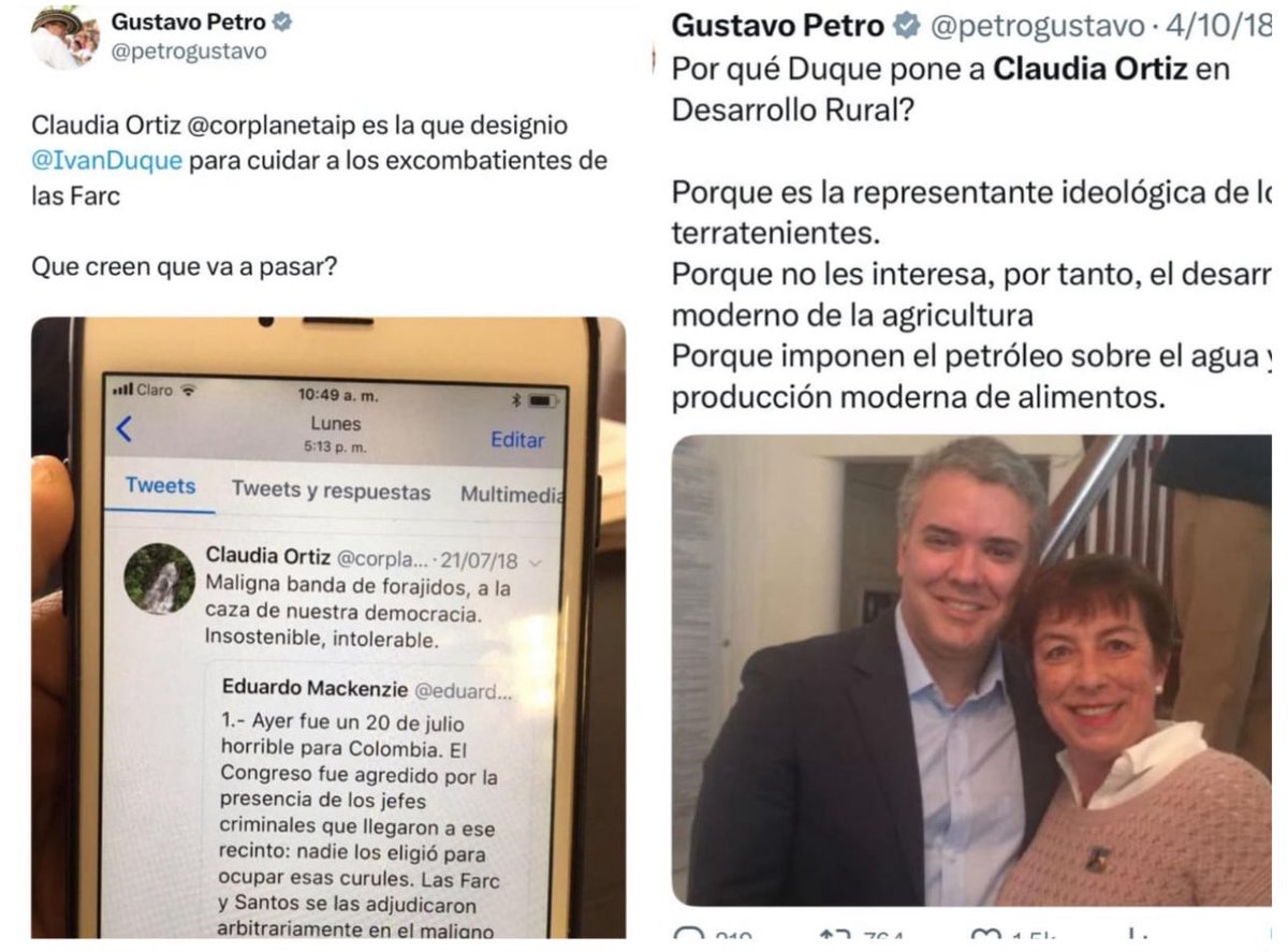 ybrunp's tweet image. Solicitar garantías para dirigir la UNP solo aplicaba en el pasado? @petrogustavo @infopresidencia @AABenedetti @MinInterior @DapreCol 

#FuerzaMiguelUribe #Hipocrita #Colombia #Atentado #Inaudito #GolpedeEstado #ElCongreso @Danielbricen @lafm @BluRadioCo @NoticiasRCN