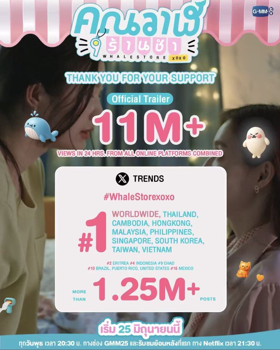 everythingWBB_'s tweet photo. 好看！喜欢！超棒！奶爱值得！大家都辛苦了🫂😘

WSX OFFICIAL TRAILER
#WhaleStorexoxo
#มิ้ลค์เลิฟ #MilkLove https://t.co/O4hDR33lXF