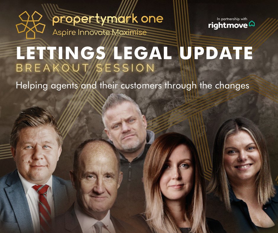 Three days to go until Propertymark One! 🚀 

Join us for our “Lettings legal update” breakout session on 14:15–15:15 in the main auditorium. Hear from Alex Jeffery, Kevin Hollinrake, Sophie Lang, Angharad Trueman and @paulshamplina. 

Don’t miss out: bit.ly/43Vtx43