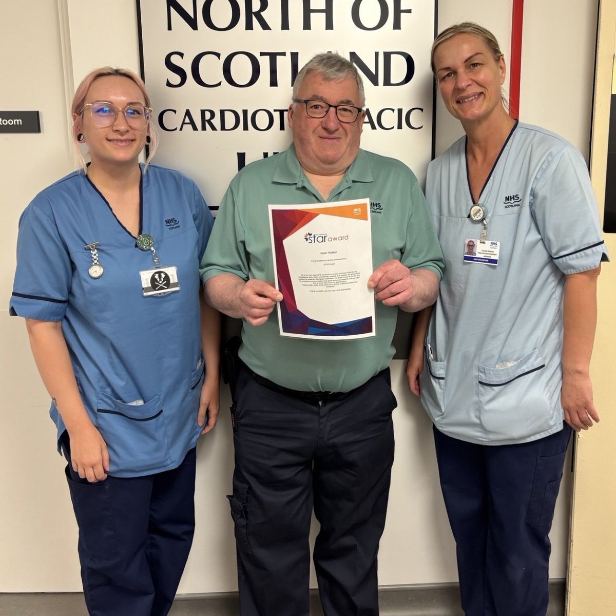 Keith’s proactive updates to Ward 216 while patients await discharge meds make a real difference—and now he’s been nominated for a STAR Award!

Thank you, Keith. Your dedication is truly appreciated.
#NHSGStarAwards