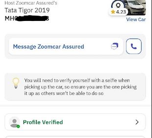realmanishb's tweet photo. For anyone wondering, here's the screenshot of my completed verification call.
@ZoomcarMUM  had no issues taking my ID, license, and payment , just magically decided to cancel at the pickup point.
🪄✨ https://t.co/lEtxLfsO8M