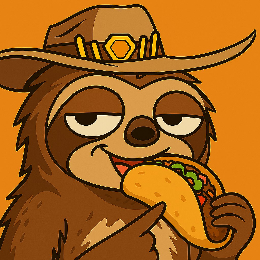 Gm Slonks ☕🦥 
Happy Taco Tuesday! 🌮