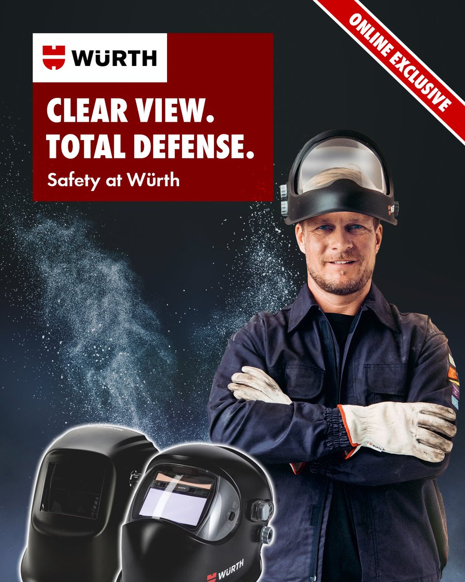 WurthUK's tweet image. 🛡️ Protect the face, protect the future.

Your face is your identity—don’t leave it exposed.

📦 Shop online. Stay safe. brnw.ch/21wTi95

#WurthUK #PPEmonth #FaceProtection #StaySafeAtWork