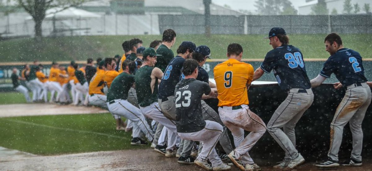 𝗞𝗮𝘁𝗶𝗲 𝗣𝗮𝘁𝗲 (@coachkatiepate) on Twitter photo The heartbeat of college athletics. The life of a mid-major leader is principled and often scripted out of necessity.
I once watched an all out scramble to cover our <a href="/MasonBaseball/">George Mason Baseball</a> field from a pop-up rainstorm. The players from both teams were racing to protect the hallowed The heartbeat of college athletics. The life of a mid-major leader is principled and often scripted out of necessity.
I once watched an all out scramble to cover our <a href="/MasonBaseball/">George Mason Baseball</a> field from a pop-up rainstorm. The players from both teams were racing to protect the hallowed