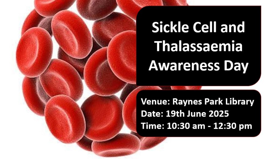 🩸Join Central London Community Healthcare NHS Trust on June 19th for #SickleCell &amp; Thalassaemia Awareness Day! Enjoy food, fun activities, and educational talks for all ages. Wear a touch of red to show support for the sickle cell community!  #SickleCellAwareness #TellItLoud