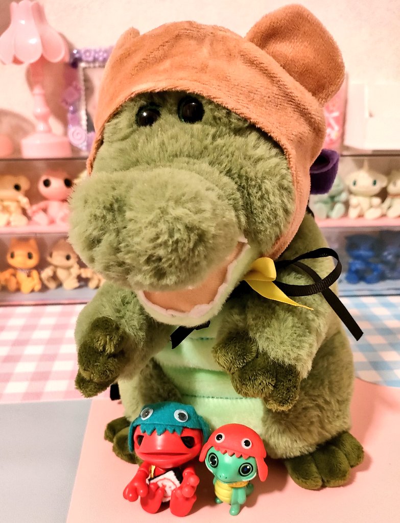 ruumin810's tweet image. 帰って部屋に入るとワーリーが遊びに来ていました✨
かわいいー❤️似合うー❤️
被り物っぽい子たちに集合してもらいました!
#ワーリー #モンスターファクトリー