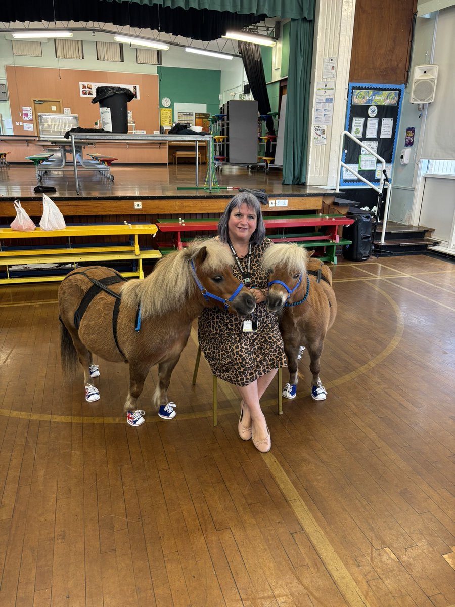The Therapy Ponies were very popular with all the children and staff. We loved getting a wee cuddle from Wilson and Flicker. Thank you 🙏 John and Elaine from Therapy Ponies Scotland 🏴󠁧󠁢󠁳󠁣󠁴󠁿.