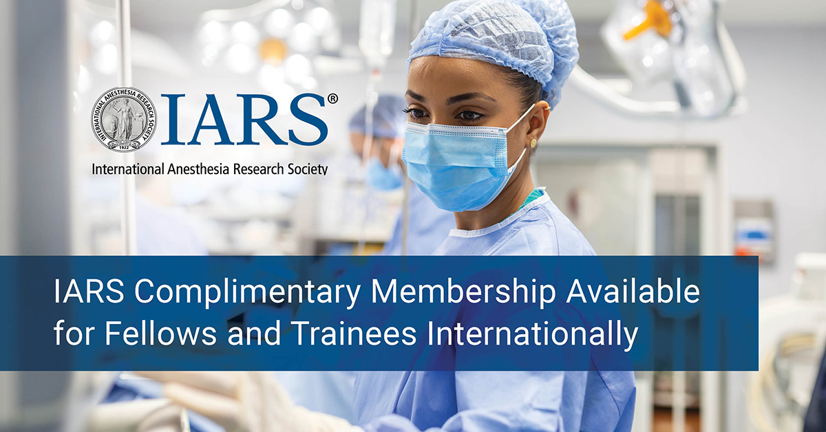 IARS360 (@iars360) on Twitter photo Fellows, residents, and medical students get free IARS membership! Join now for vital resources in #anesthesiology! #IARSMembership <a href="/IARS_Journals/">Anesthesia&Analgesia</a> <a href="/openanesthesia/">OpenAnesthesia®</a> <a href="/eSASAnesthesia/">Early-Stage Anesthesiology Scholars</a> ow.ly/F8hy50UVLwC Fellows, residents, and medical students get free IARS membership! Join now for vital resources in #anesthesiology! #IARSMembership <a href="/IARS_Journals/">Anesthesia&Analgesia</a> <a href="/openanesthesia/">OpenAnesthesia®</a> <a href="/eSASAnesthesia/">Early-Stage Anesthesiology Scholars</a> ow.ly/F8hy50UVLwC