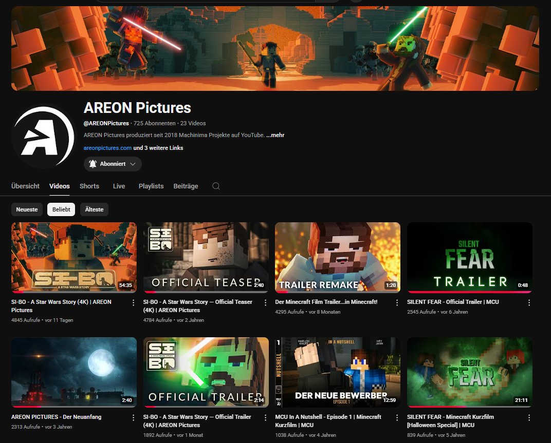 jannikschwerdt (@junderderriese) on Twitter photo Innerhalb 11 Tagen konnte sich SI-BO erfolgreich an die Spitze des <a href="/areonpictures/">AREON Pictures</a> YouTube-Kanals kämpfen. Ich bin euch sehr dankbar für diese überwältigende Resonanz, das bedeutet mir und allen Menschen, die am Film mitgearbeitet haben, sehr viel. ♥️ Innerhalb 11 Tagen konnte sich SI-BO erfolgreich an die Spitze des <a href="/areonpictures/">AREON Pictures</a> YouTube-Kanals kämpfen. Ich bin euch sehr dankbar für diese überwältigende Resonanz, das bedeutet mir und allen Menschen, die am Film mitgearbeitet haben, sehr viel. ♥️