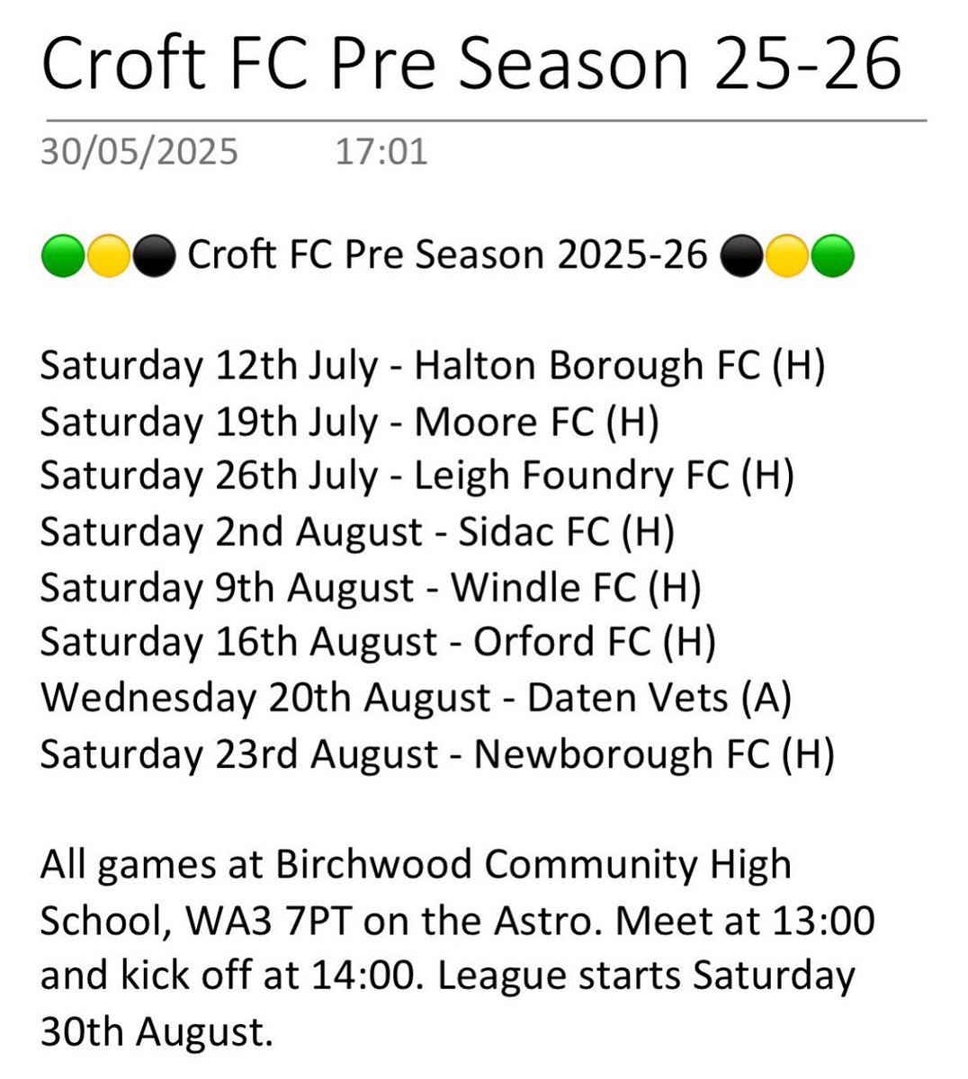 Croft FC (@croftfc1) on Twitter photo 