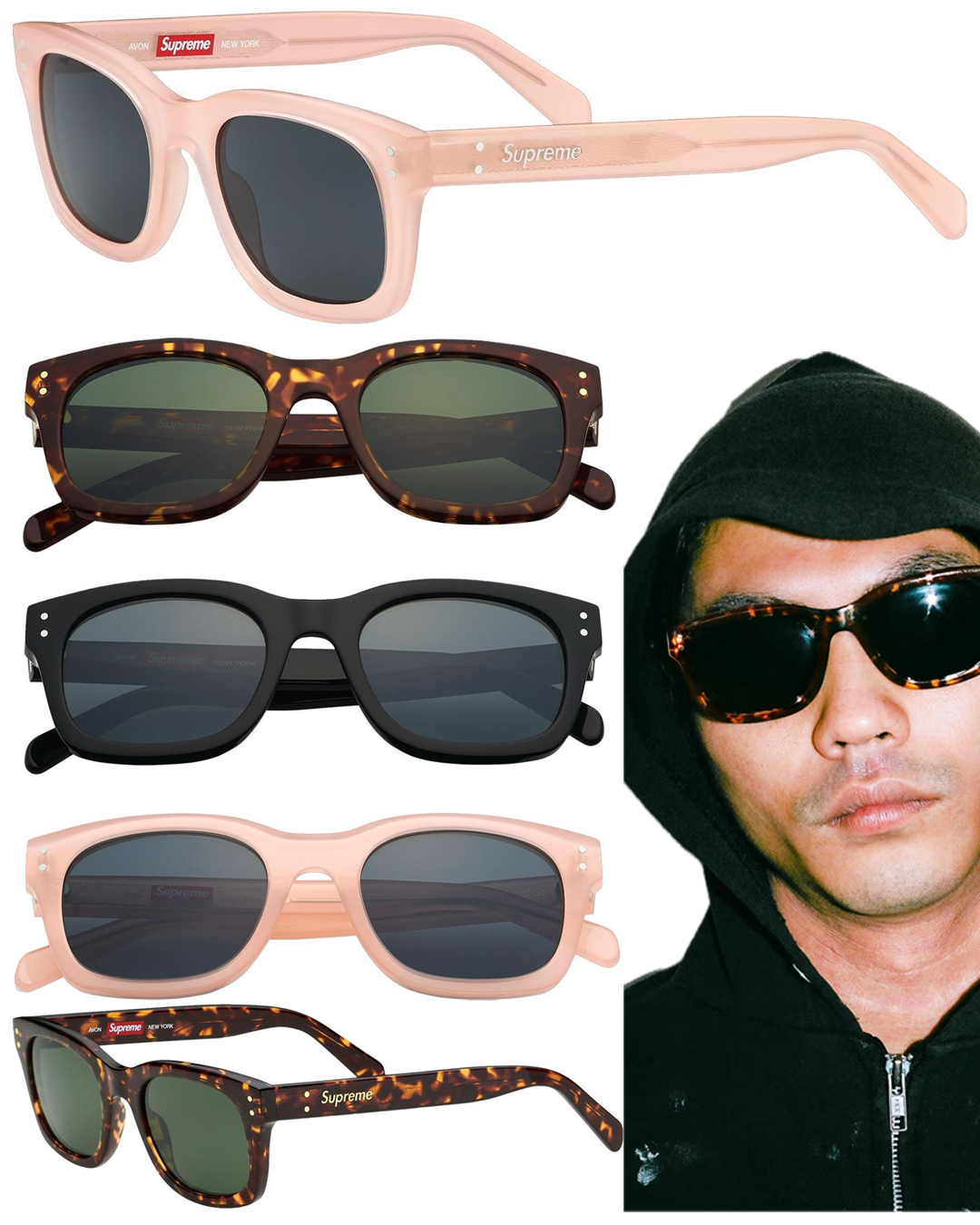 小物 Supreme Avon Sunglasses Supreme Avon Sunglasses (SS25) - $188