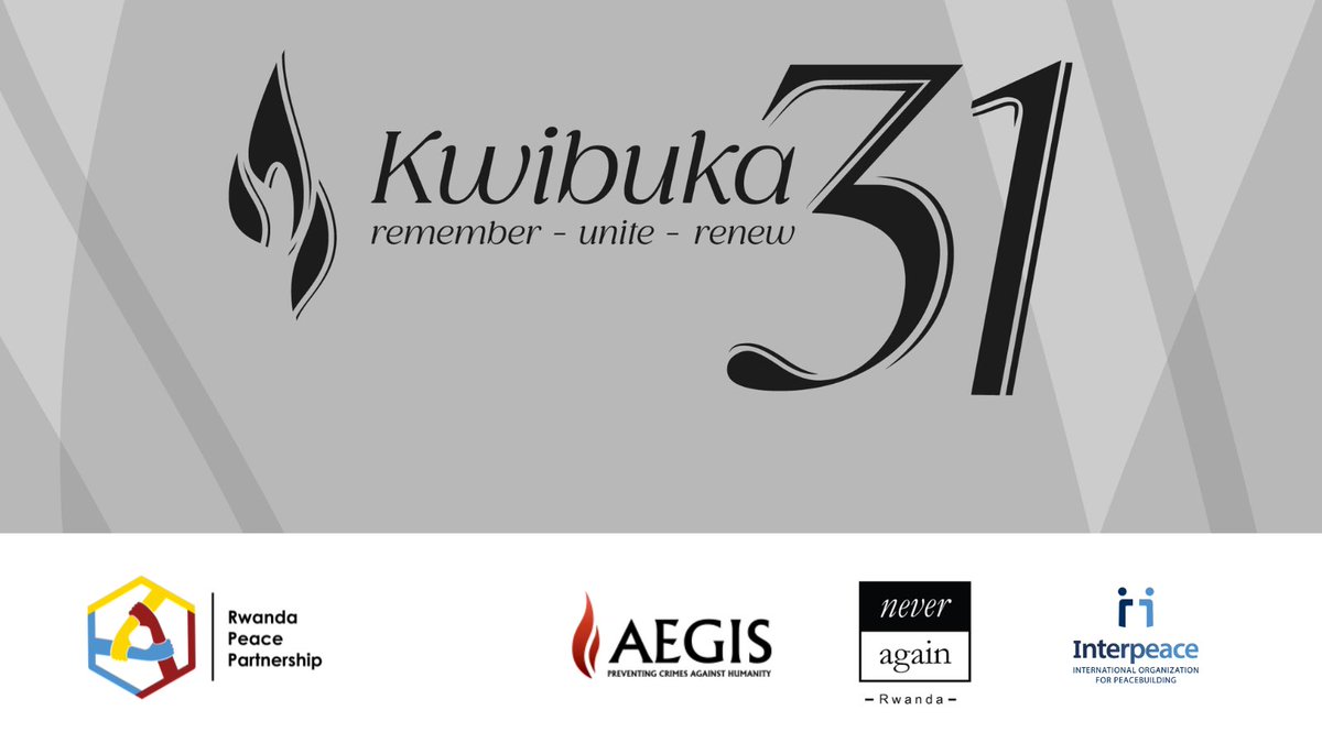 Aegis Trust (@aegis_trust) on Twitter photo Today, as part of #Kwibuka31, the Rwanda Peace Partnership (<a href="/Aegis_Trust/">Aegis Trust</a> <a href="/Interpeace_Org/">Interpeace</a> & <a href="/NARwanda/">Never Again Rwanda</a>) comes together to honour the victims of the Genocide against the Tutsi and reaffirm our united commitment to preventing genocide and building lasting peace. #PeacePartnershipRw Today, as part of #Kwibuka31, the Rwanda Peace Partnership (<a href="/Aegis_Trust/">Aegis Trust</a> <a href="/Interpeace_Org/">Interpeace</a> & <a href="/NARwanda/">Never Again Rwanda</a>) comes together to honour the victims of the Genocide against the Tutsi and reaffirm our united commitment to preventing genocide and building lasting peace. #PeacePartnershipRw