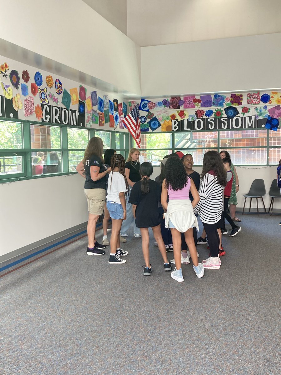 Welcome and can’t wait to meet you! Future Hawks walking the halls of Heatherwood during our 5th grade tours.