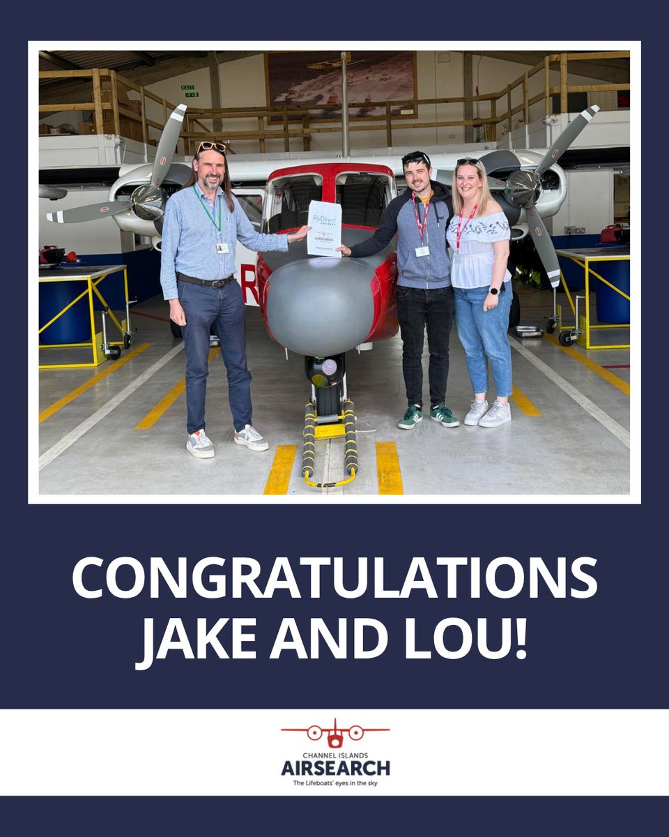 CIAirSearch's tweet image. Our recent Rock 'n' Roll Bingo event was a huge success, raising over £1,500 to help keep Channel Islands Air Search flying.

A huge congratulations to Jake and Lou, who won a pair of return flights kindly donated by @FlyDirectHols.

We would like to thank everyone who joined us.