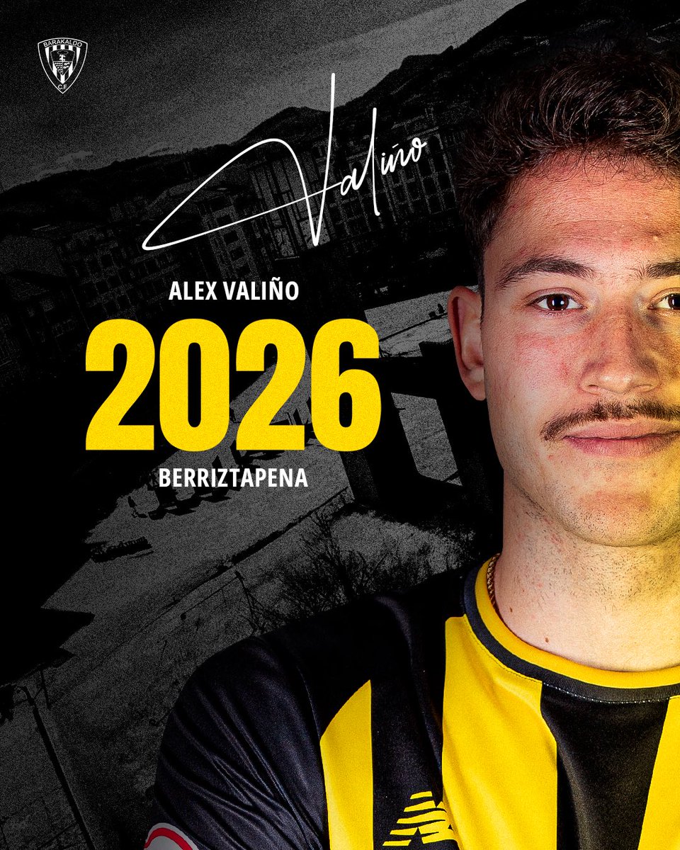 🚨 ¡Álex Valiño seguirá siendo gualdinegro!

El delantero renueva con el Barakaldo CF tras firmar 5 goles en 16 partidos desde su llegada en enero. Trabajo y gol para la 25/26.

Seguimos juntos, Vali! 💪🏼 

🔗 barakaldocf.com/alex-valino-re…