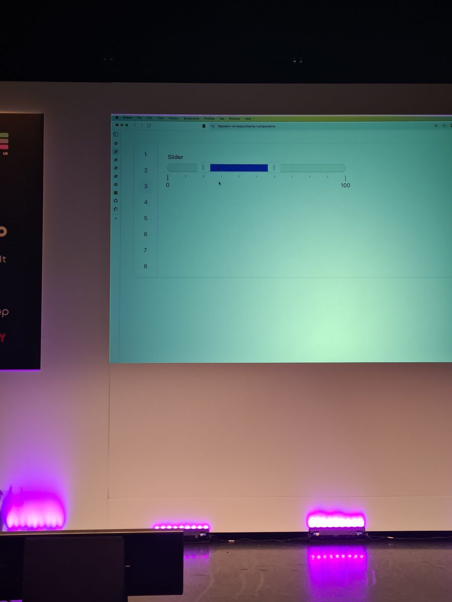 PovilasKorop's tweet image. What's new in @filamentphp v4 beta?

A few things, based on slides from @danjharrin presentation.
(sorry for photo quality)

A thread.

1. New/improved components: Slider, Repeaters, Select with Modal.