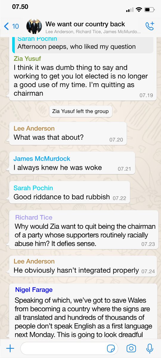mrhenrymorris's tweet photo. EXCLUSIVE - Leaked Reform MPs WhatsApp about Zia Yusuf

Please support serious journalism - subscribe today:

https://t.co/T4TkdqYI9H https://t.co/65Q14XjLvq