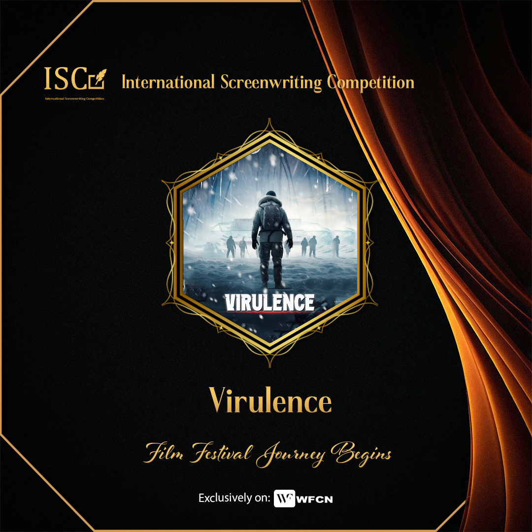 wfcn_co's tweet photo. Christopher Pennington, submitted his Script, "Virulence" to the International Screenwriting Competition on WFCN.
Best Wishes for the competition.

Links in the Description!

#WFCN #filmmakers #FilmFestival2025 #Filmmaking #Storytelling #wfcnsubmissions #scripts #ScriptSubmission https://t.co/qGy1x6dEMW