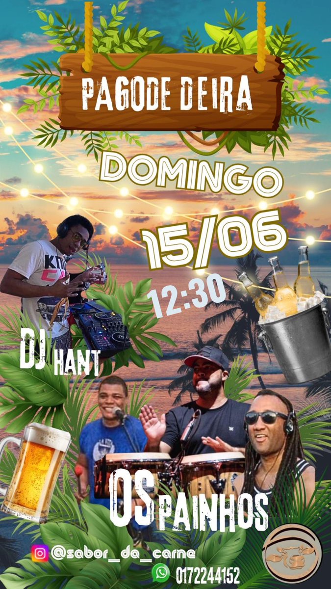 WilliamLimadeS2's tweet image. #PagodeDeira #DomenicaLive #OsPainhos #DJHant #SaborDaCarne #PagodeIt