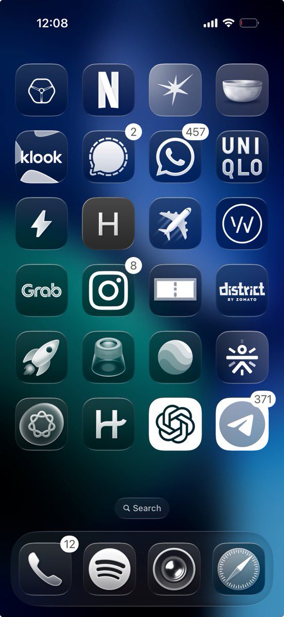 KeshanRishabh's tweet image. MIUI theme x iOS 26🫠