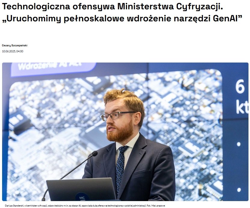 Technologiczna ofensywa <a href="/CYFRA_GOV_PL/">Ministerstwo Cyfryzacji</a> trwa! Nowe wdrożenia, AI, komputer kwantowy i deregulacja! Więcej w <a href="/xyz_oficjalnie/">XYZ</a>