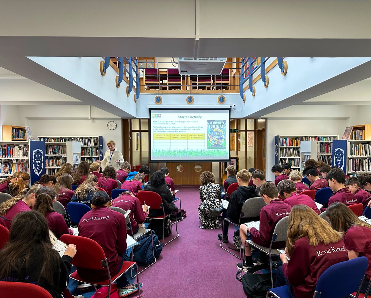 Mingalaba (@mingalabauk) on Twitter photo Schools are loving our new interactive MFL Careers in Sport workshop!
Through our partnership with best-selling author <a href="/DanFreedman99/">Dan Freedman</a>, pupils use his latest book “50 Ways into Football” to explore how languages can help them land a dream career 🤩 Schools are loving our new interactive MFL Careers in Sport workshop!
Through our partnership with best-selling author <a href="/DanFreedman99/">Dan Freedman</a>, pupils use his latest book “50 Ways into Football” to explore how languages can help them land a dream career 🤩