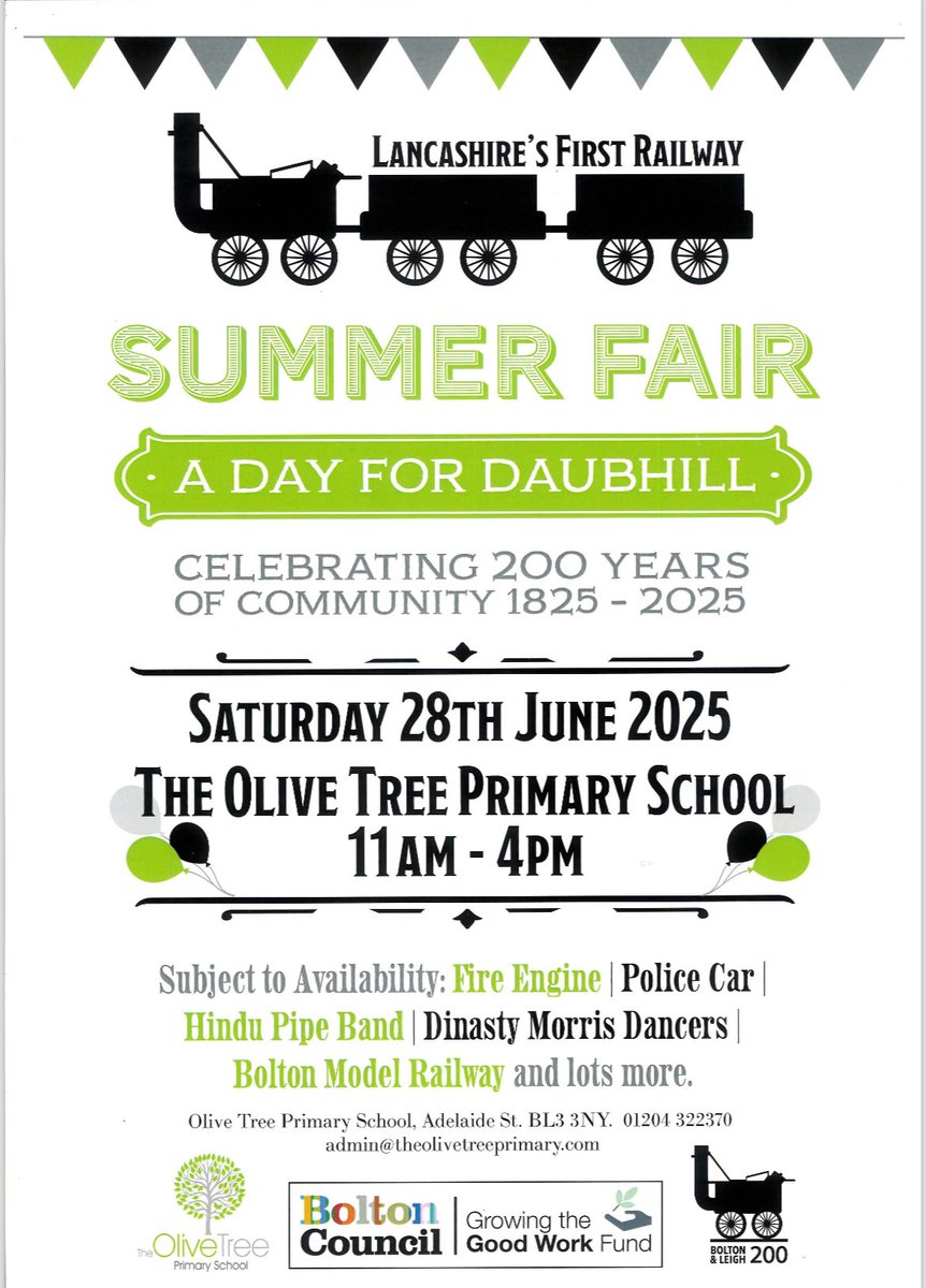 We’re excited to announce our upcoming event hosted right here in Daubhill, Bolton to celebrate 200 years of community! 
It’s going to be a fun-filled day with games, food, music, and activities for the whole family.
📅 Date: 28.6.25
🕒 Time: 11.00-4pm
📍 Adelaide St, Bolton