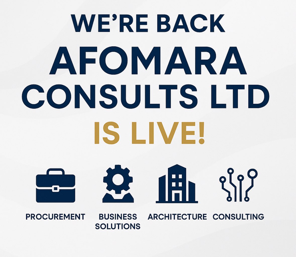 Afomara Consults Ltd tweet media