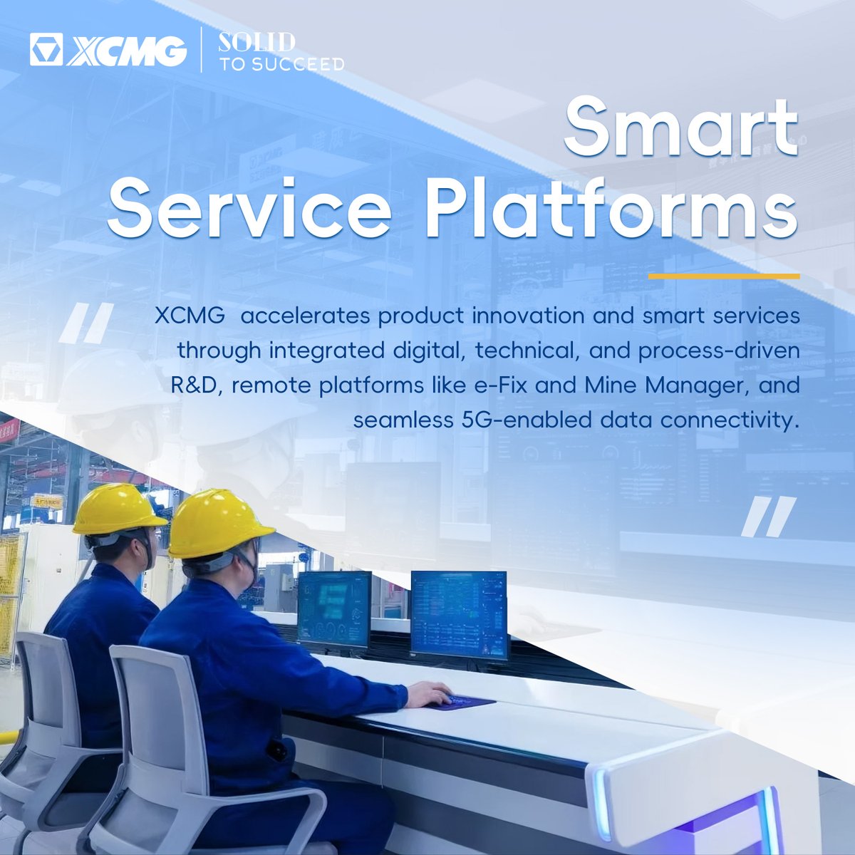 XCMGGroup's tweet photo. XCMG ESG Series | Governance:
Driving responsible transformation through digital tech:
Automated 5G machining lines
Remote smart services
Digitalized Construction
Real-time smart mining solutions
Technology with responsibility—that’s governance in action.
#XCMG #ESGReport https://t.co/Lf8Q3FmOge