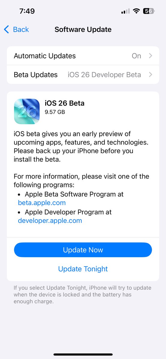 MSiatrak's tweet image. Let’s see 🤩 #iOS26Beta1