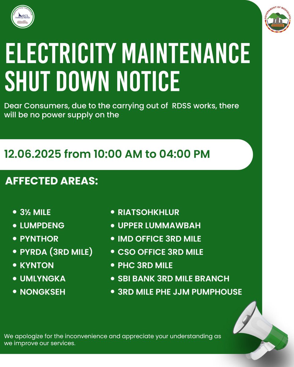 Meghalaya Energy Corporation Ltd. tweet media