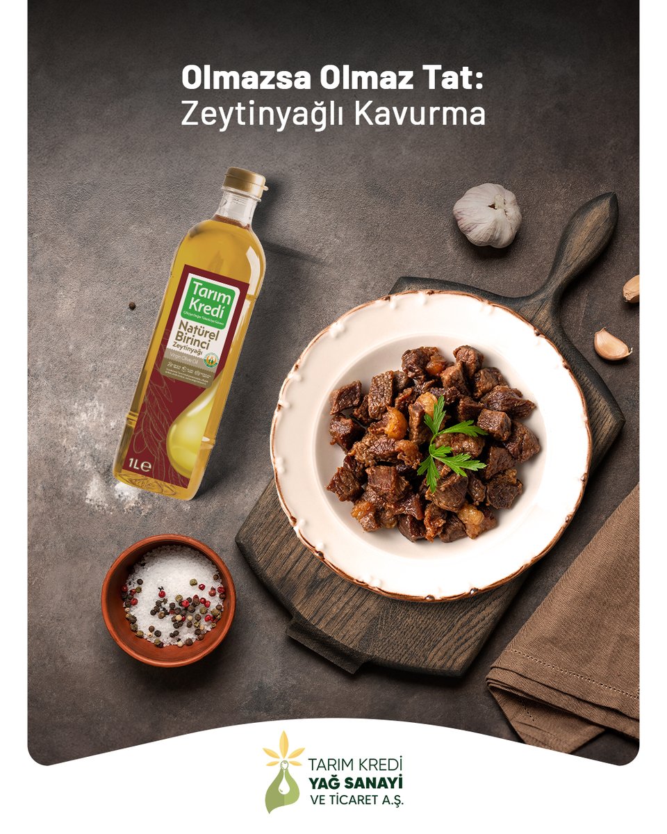 Zeytinyağıyla pişen lokum gibi etler!
Kuşbaşı etleri zeytinyağıyla güzelce marine et. Ardından tavada mühürle.
Mühürlenen etleri düdüklü tencereye al, kapağını kapat. Düdüklü ötünce altını kıs, 30 dakika pişir. Afiyetle…

#TarımKrediYağ