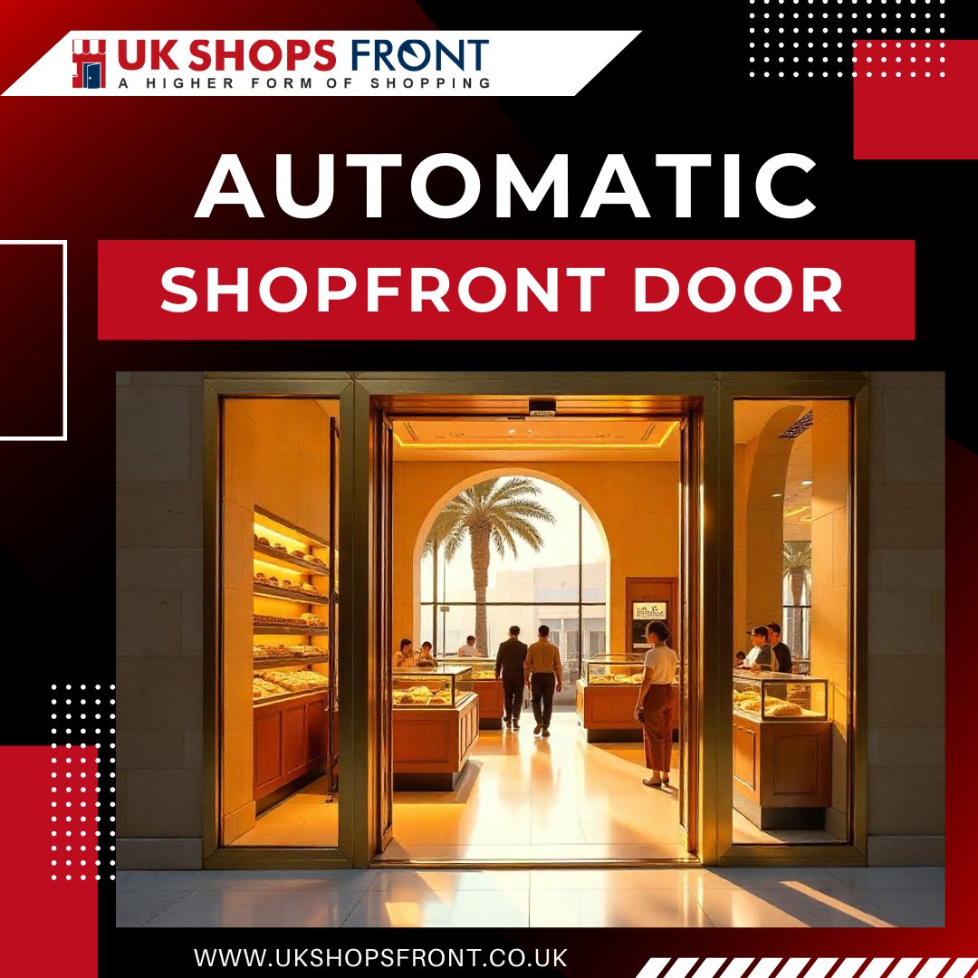 UkShopsfront's tweet photo. 👉Enhance your storefront with our automatic shopfront doors – a perfect blend of convenience and elegance. Ideal for retail spaces, they offer seamless access and a modern look!🚪🛍️
#ShopfrontSolutions #AutomaticDoors #RetailStyle #SmoothEntry
👉Website: https://t.co/rJH0xdhkNq https://t.co/CLy1rxk7Xc