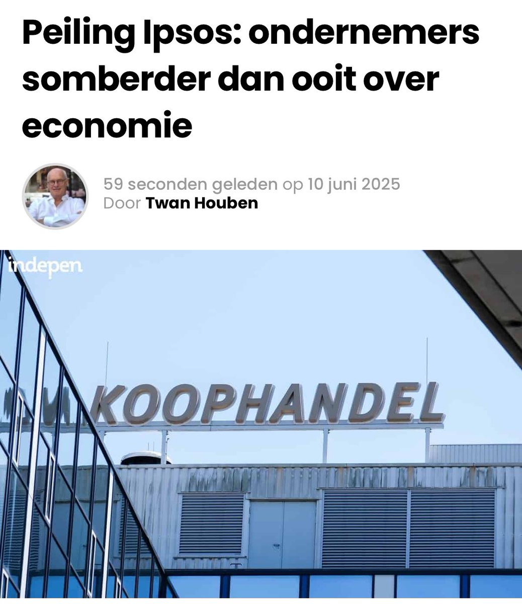 Slechts drie op de tien ondernemers (30 procent) geven aan dat hun omzet in 2024 is gegroeid en nu verwacht nog slechts een kwart (25 procent) dat de omzet in 2025 zal stijgen.

Leggen we de formele ramingen van De Nederlandsche Bank (DNB) naast de feitelijke ervaringen en