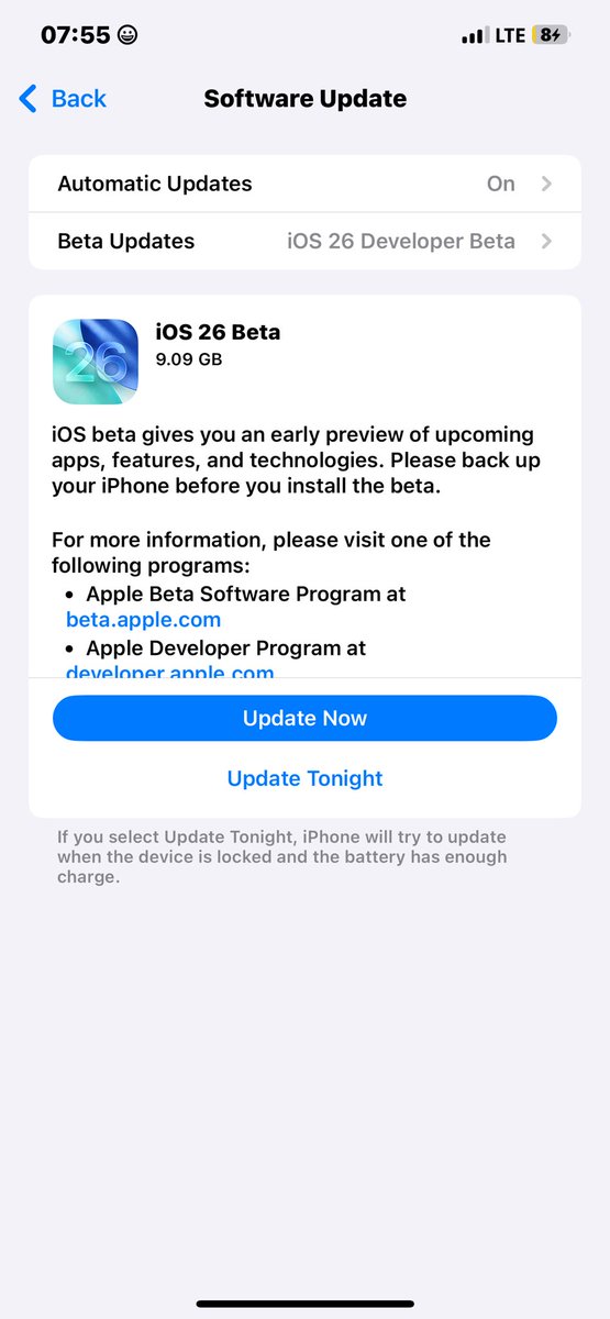 lyfeofphil's tweet photo. @stufflistings About to update mine to ios 26 any changes before i proceed https://t.co/clFZwXdJil