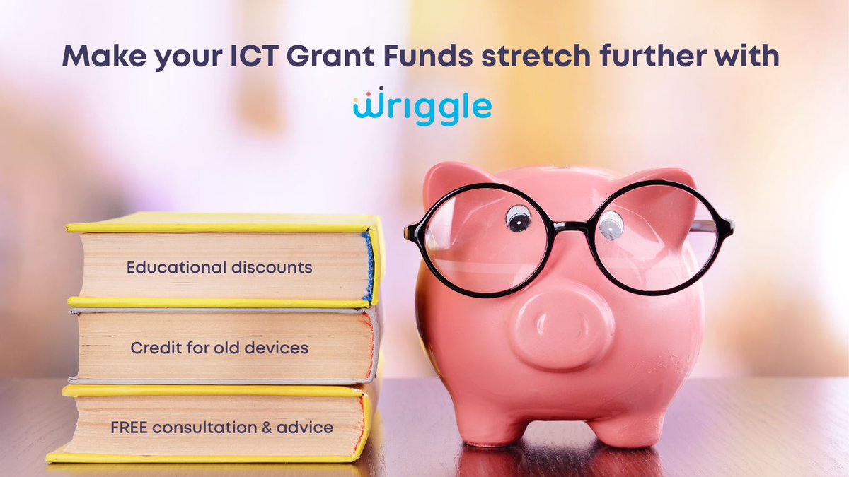 💁 Get more from your ICT Grant funds with:

🤝 Exclusive Educational Discounts on tech
💰Money off for old devices
💸Savings via flexible finance options
🤓Expert advice &amp; support

...and with devices from only €259, book your FREE consultation today at wriggle.ie/educators/sche…