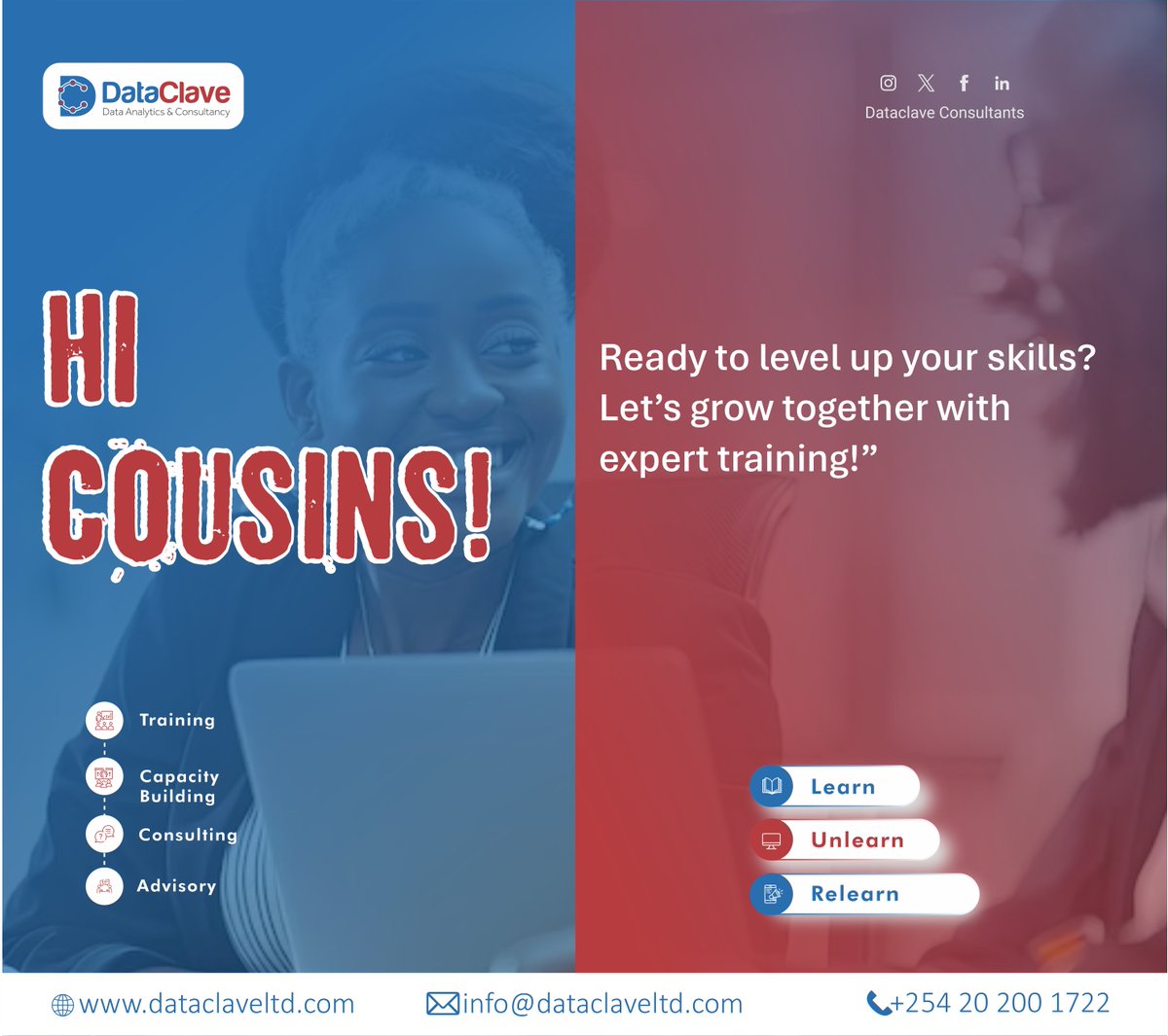 DataclaveC's tweet image. Hi Cousins! Are you prepared to enhance your abilities? Let&apos;s develop alongside each other with professional training!
check our website at dataclaveltd.com and do your reservation. 

#learn #unlearn #relearn